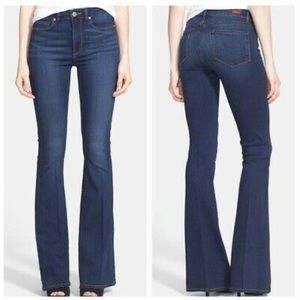 PAIGE Medium Wash Boot Cut Size 27 Holly Petite